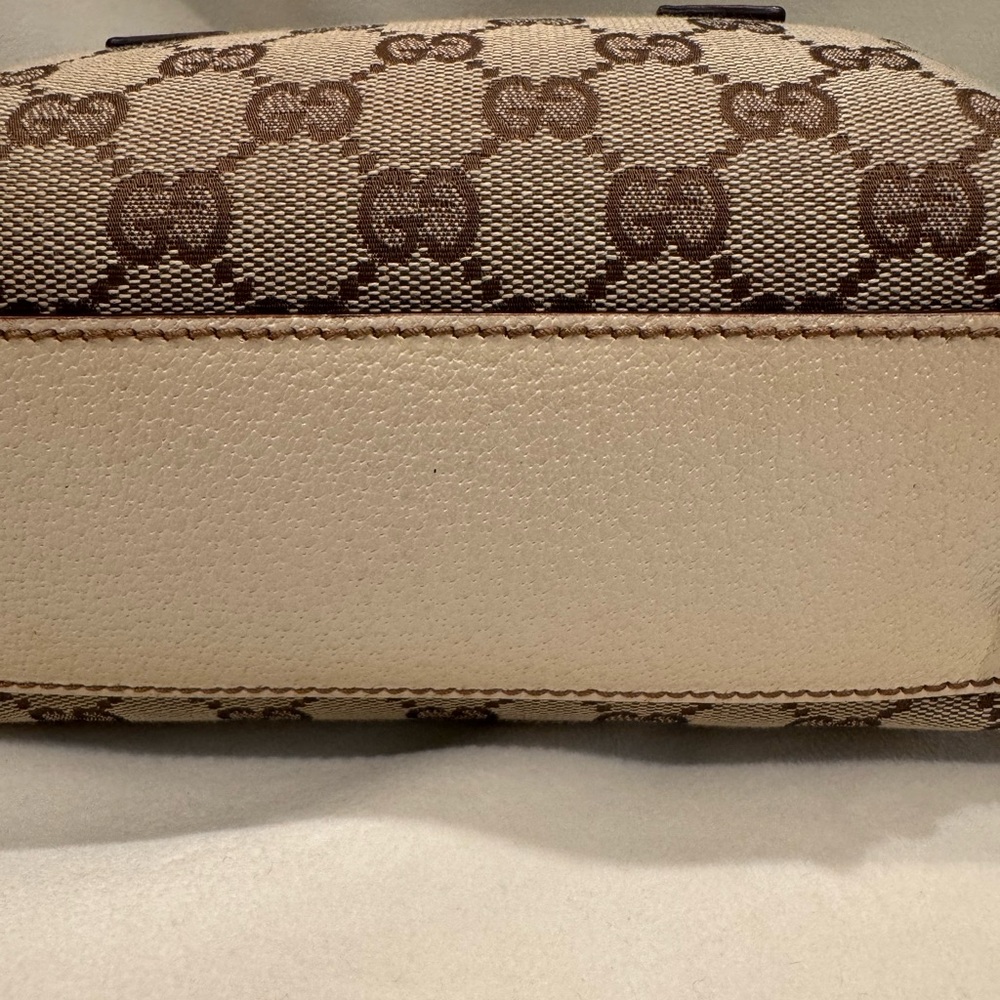 Gucci Beige GG Print Monogram Canvas Mini Handbag - Picture 10 of 16